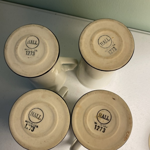 Vintage Hall 1273 Irish Coffee Pedestal Mug - Picture 7 of 7